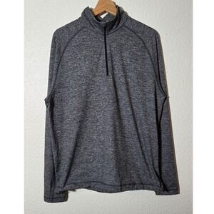 Dunning Golf Quarter Zip Medium Pullover Gray Heather Performance Country Club